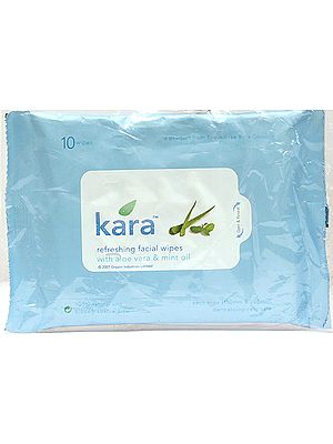 Kara  - Refreshing Facial Wipes With Aloe Vera & Mint Oil