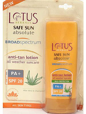 Safe Sun Absolute Anti-tan Lotion All Weather Suncare Mild Protection