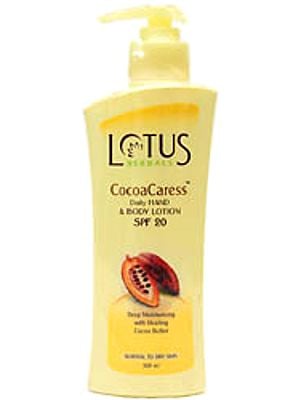 Lotus Herbals Cocoa Caress Daily Hand & Body Lotion SPF 20