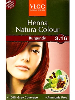 VLCC Henna Natura Colour-Burgundy
