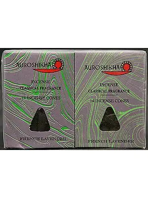 Auroshikha Incense Classical Fragrance 14 Incense Cones French Lavender