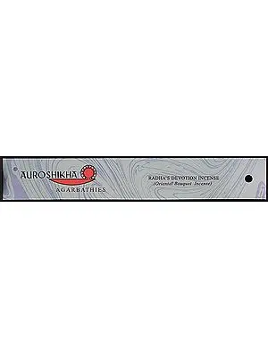 Auroshikha Agarbathies Radha's Devotion Incense (Oriental Bouguet Incense)