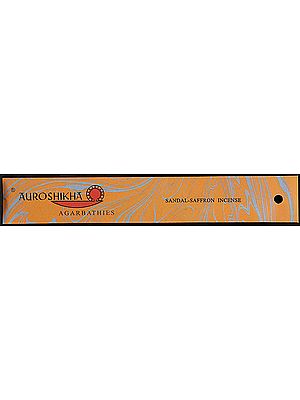 Auroshikha Agarbathies Sandal-Saffron Incense