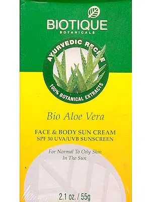 Bio Aloe Vera - Face & Body Sun Cream SPF 30 UVA/UVB Sunscreen