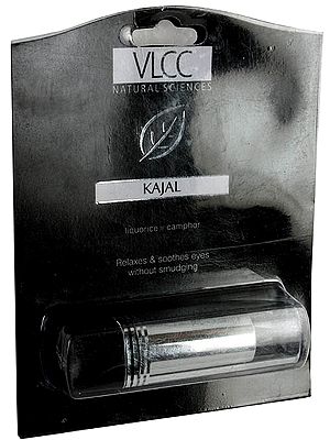 Kajal - Liquorice, Camphor (Relaxes & Soothes Eyes Without Smudging)