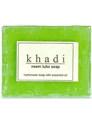 Khadi Neem Tulsi Soap (Handmade Soap With Essential Oil) (Price Per Pair)