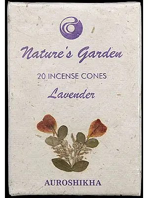 Lavender - Nature's Garden Incense Cones (Pack 4 Packets)
