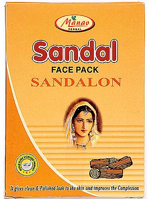 Manav Herbal Sandal Face Pack Sandalon (It gives clean & polished look to the skin and improves the complexion)