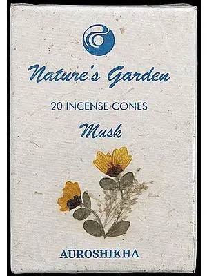 Musk - Nature's Garden Incense Cones (Pack 4 Packets)