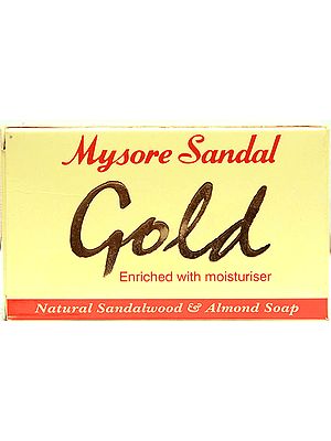 Mysore Sandal Gold: Natural Sandalwood and Almond Soap
