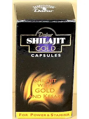 Shilajit Gold Capsules (Shilajit with Gold And Kesar) Net. 20 Capsules