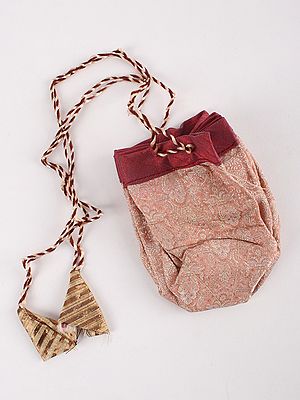 Jewelry Drawstring Pouch with Ring Pockets