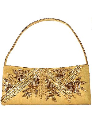 Golden Purse with Sequins