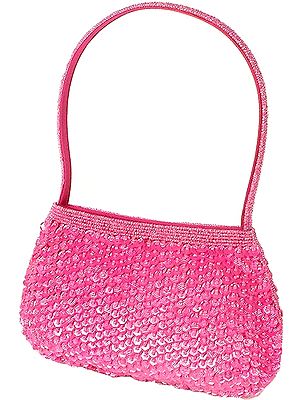 Pink Purse with Heavy Sequins