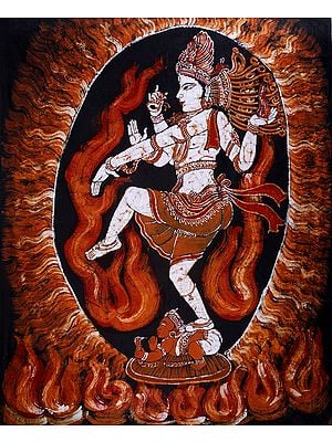 Fire-Spewing Tandava Of Umapati Lord Nataraja