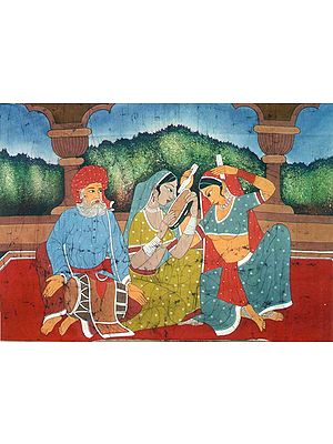 A Band of Folk Musicians Giving Formal Performance