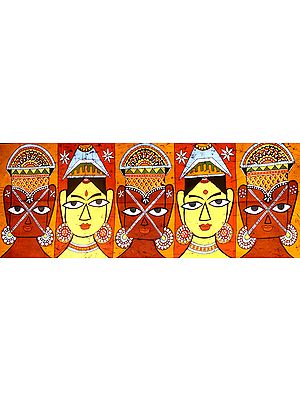 People (Madhubani Style)