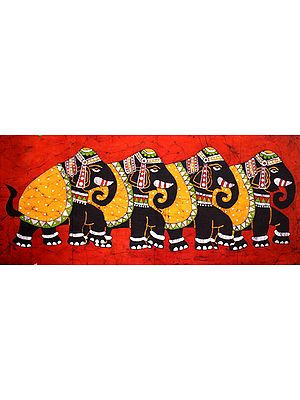 Decorated Elephants