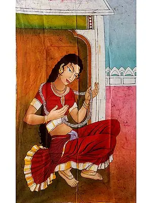 Lady Braiding Hair