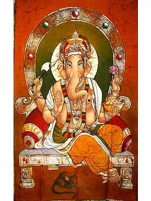 Enthroned Ganesha