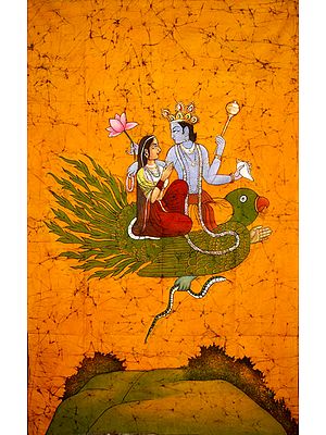 Vishnu on his Mount with Consort