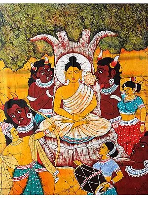 The Temptation Of Buddha by Mara