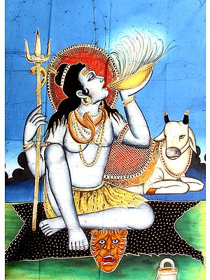 Shiva Relieving the People From the World of Poison