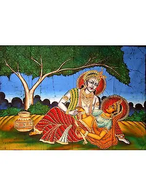 Radha Krishna in the Garden of Love