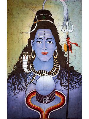 Lord Shiva with His Lingam