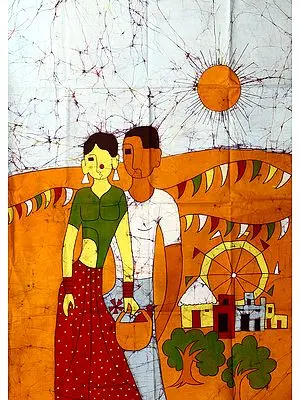 A Couple at the Village Mela