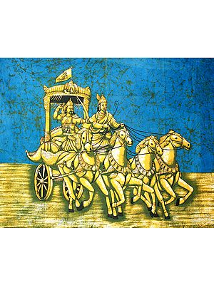 Arjuna and Krishna at Kurukshetra