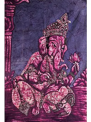 Ganesha Scripting the Mahabharata