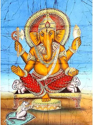 Enthroned Ganesha