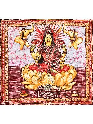 Goddess Lakshmi Venerated by Auspicious Elephants