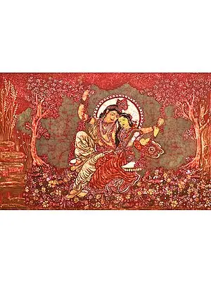 Radha and Krishna on Swing