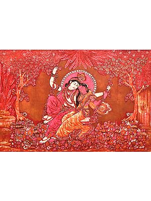 Radha and Krishna on the Swing