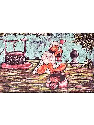 The Hookah-Smoking Patriarch