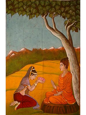 Buddha and the Courtesan (Amrapali)