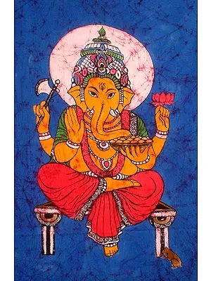 Enthroned Ganesha