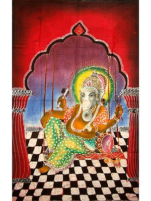 Ganesha on a Swing