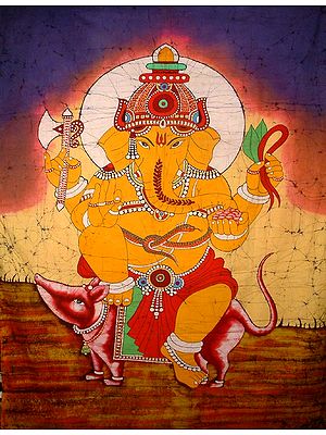 Ganesha on His Mouse