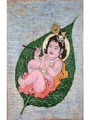 Batik Paintings of Lord Krishna