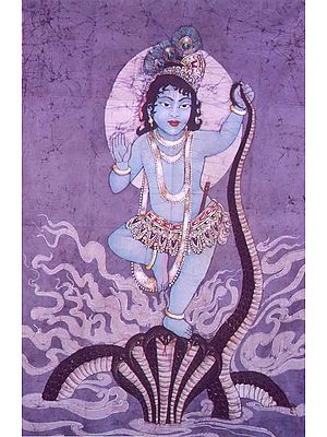 Krishna and Sheshnag