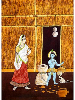 Krishna Stealing Butter