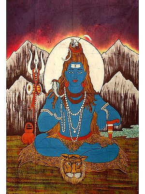 Lord Shiva at Kailasha