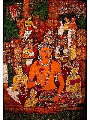 Padmapani with Attendants: A Flavor of Ajanta