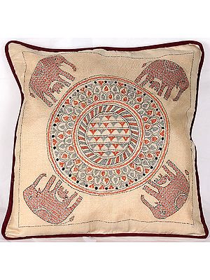 Kantha Embroidered Elephants by Hand