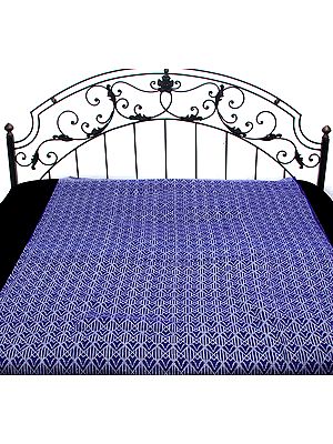 Blue Single-Bed Bedspread from Coimbatore