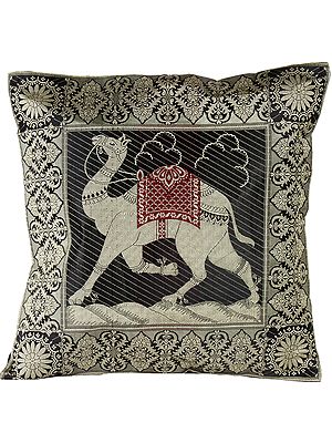 Decorated Camel Woven on a Cushion