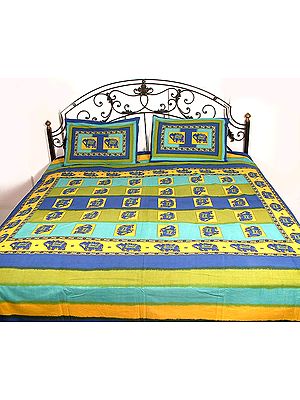 Printed Elephant Bedspread